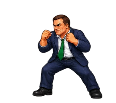Personagem Flávio do Urna Fighter