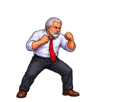 Personagem Lula do Urna Fighter